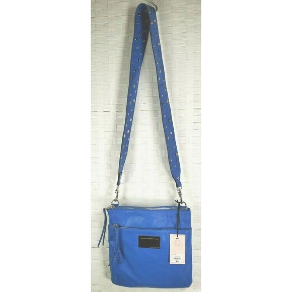 Juicy Couture Cobalt Blue Crossbody Bag Studs NWOT - Picture 2 of 10